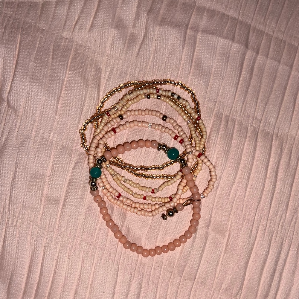 Pink Bracelet Set
